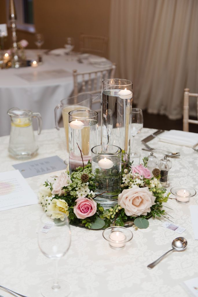 Cosy Scottish winter wedding at country house with fires and twinkly lights”