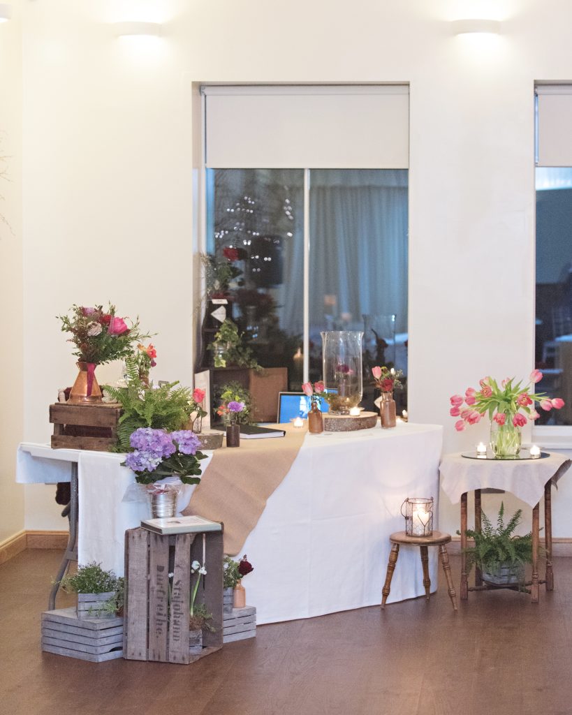 Newly engaged couple planning a Scottish wedding at Logie Country House exclusive-use venue in Aberdeenshire.